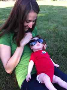 Colin and my sunglasses